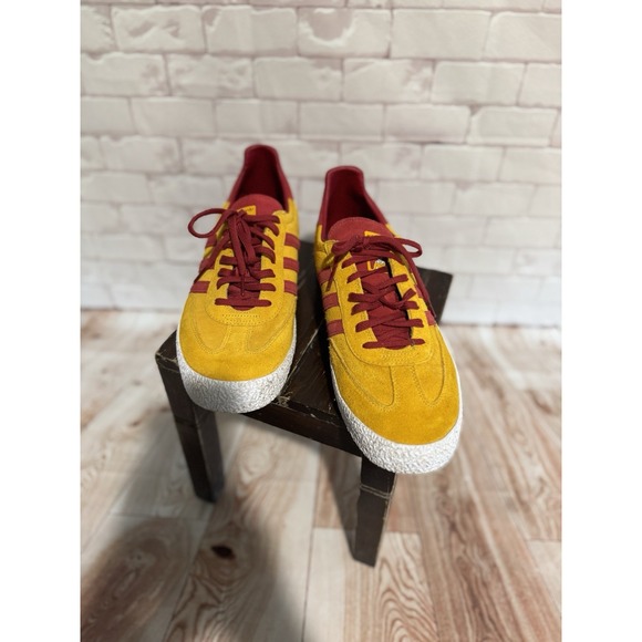 adidas Other - Adidas x BAIT One Punch Man Yellow Red Suede Sneakers Men's Size 14